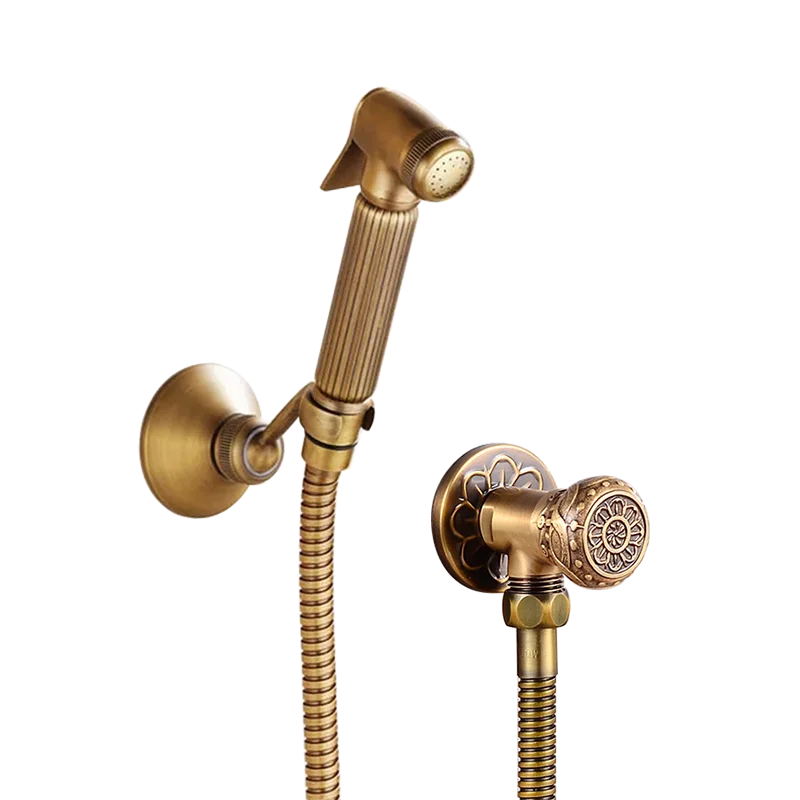 Douchette WC Acier – Kit Complet à Pression Réglable