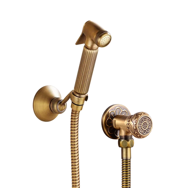 Douchette WC Acier – Kit Complet à Pression Réglable