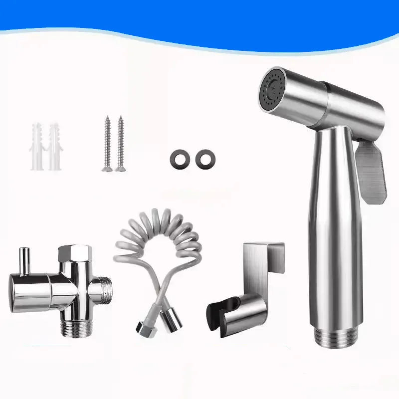 Kit Douchette WC Inox – Pommeau Haute Pression – Installation facile