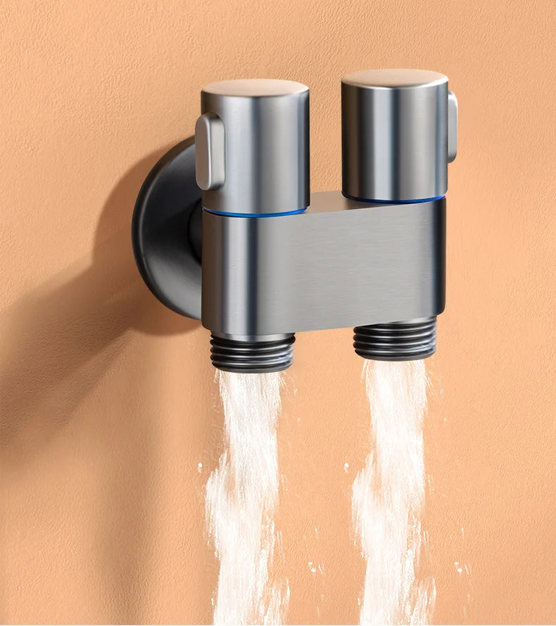 Kit Douchette Bidet WC – Double Sortie & Vanne d’Angle