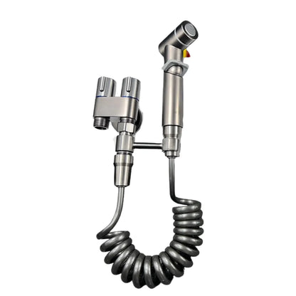 Douchette WC Portable 2026 – Double Sortie & Vanne d’Angle