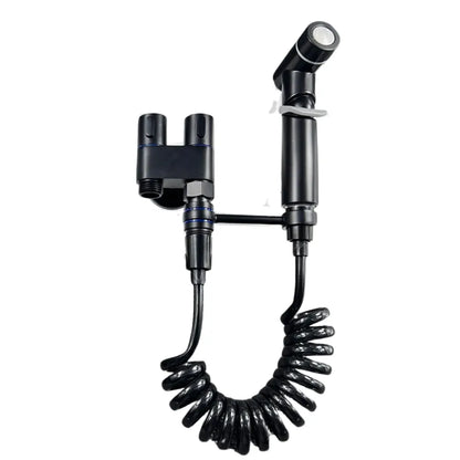 Douchette WC Portable 2026 – Double Sortie & Vanne d’Angle